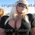 Phone numbers horny women