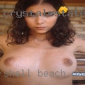 Shell beach naked woman