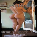 Woman beach marriage